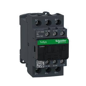 Schneider LC1D323BL Tesys D 440 Watt 32A 24 Watt DC 3P Kontaktör