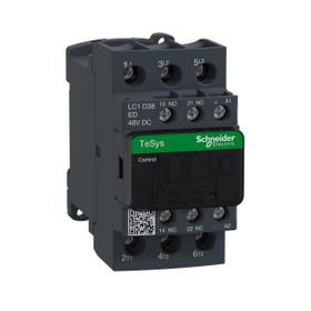 Schneider LC1D38ED Tesys D 440 Watt 38A 3P Ac3 48 Watt DC Bobinli Kontaktör
