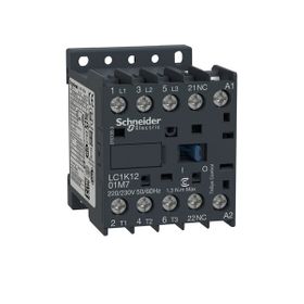 Schneider LC1K1201E7 Tesys K 48 Watt AC Bobinli 440 Watt 3P 3NA Ac3 12 Kontaktör