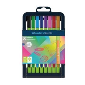 Schneider Link-It Bio-Plastik 0.4 mm 8 Renk Tam Boy Fineliner