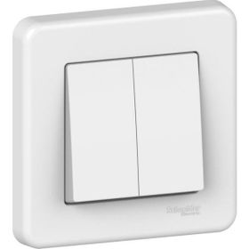 Schneider LNA0300321 Leona 10AX Beyaz Çerçeveli Komütatör