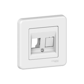 Schneider LNA4401121 Leona 2'li Beyaz Çerçeveli RJ45 Data Priz Kapağı