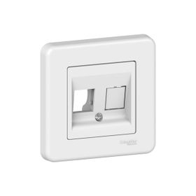 Schneider LNA4401121 Leona 2'li Beyaz Çerçeveli RJ45 Data Priz Kapağı