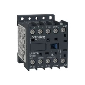 Schneider LP1K0601ED Tesys K 48 Watt DC Bobinli 440 Watt 3P 3NA Ac3 6 Kontaktör