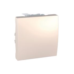 Schneider MGU3.206.25 Unica 250V AC 10A 2 Modüllü Fildişi Anahtar