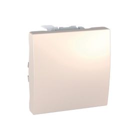 Schneider MGU3.206.25 Unica 250V AC 10A 2 Modüllü Fildişi Anahtar
