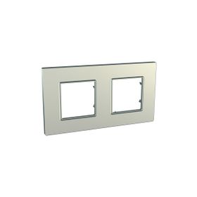 Schneider MGU6.704.57 Unica Quadro Titanyum 2'li Anahtar Priz Çerçevesi