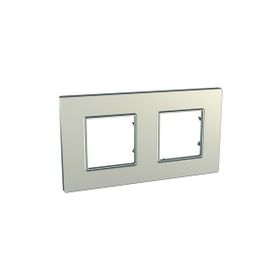 Schneider MGU6.704.57 Unica Quadro Titanyum 2'li Anahtar Priz Çerçevesi