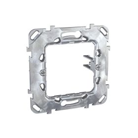 Schneider MGU7.002.GLS Unica 71x75x7 mm Tırnaklı Tekli Zamak Montaj Plakası
