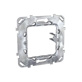 Schneider MGU7.002.GLS Unica 71x75x7 mm Tırnaklı Tekli Zamak Montaj Plakası