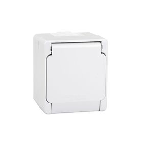 Schneider NML3100133 Nemliyer Gri Kapaklı Topraklı Priz