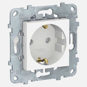 Schneider NU503718 Alman Kapaksız 2 Faz Topraklı Priz