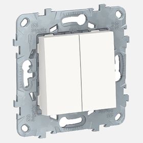 Schneider NU521118 2'li Modül Beyaz Komütatör