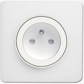 Schneider Odace Beyaz Topraklı Priz