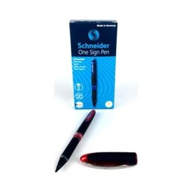 Schneider One Sign 1.0 mm Kırmızı 10 Adet Roller İmza Kalemi
