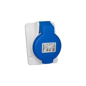 Schneider PKF16F423 Pratika 3x16A 2P+T IP44 Monofaze Vidalı Bağlantı Eğik Makina Prizi