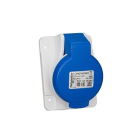Schneider PKF16F423 Pratika 3x16A 2P+T IP44 Monofaze Vidalı Bağlantı Eğik Makina Prizi