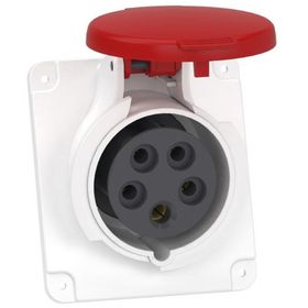 Schneider PKF16F435 5x16A Trifaze 3P-N-T Ip44 Vidalı Eğik Makine Prizi