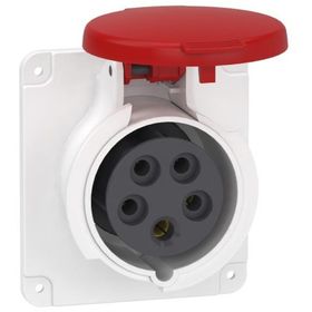 Schneider PKF16G435 5x16A Trifaze 3P-N-T Ip44 Vidalı Düz Makine Prizi