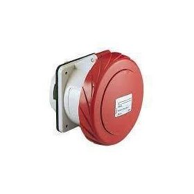 Schneider PKF16G734 Pratika 380-415V AC 4x16A 3P+E Trifaze IP67 Vida Bağlantılı Düz Makine Prizi