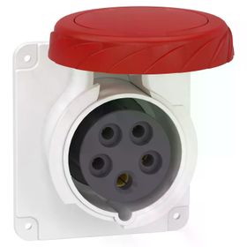 Schneider PKF16G735 Pratika 380-415V AC 5x16A 3P+N+E Trifaze IP67 Vida Bağlantılı Düz Makine Prizi