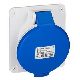 Schneider PKF32f423 3x32A Monofaze 2P-T Ip44 Vidalı Eğik Makine Prizi