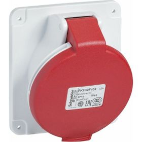 Schneider PKF32F435 5x32A 3P+N+T IP44 Trifaze Eğik Makina Prizi