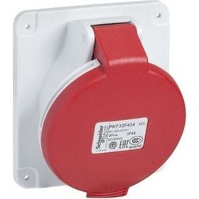 Schneider PKF32F435 5x32A 3P+N+T IP44 Trifaze Eğik Makina Prizi