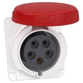 Schneider PKF32F735 Pratika 5x32A 3P+N+T IP67 Trifaze Vidalı Bağlantı Eğik Makina Prizi