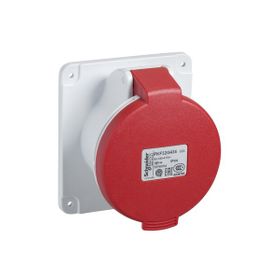 Schneider PKF32G435 5x32A Trifaze 3P-N-T Ip44 Vidalı Düz Makine Prizi