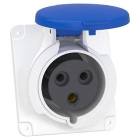 Schneider PKY32F423 Pratika 200-250V AC 3x32A 2P+E Monofaze IP44 Hızlı Bağlantı Eğik Makine Prizi