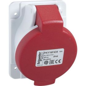 Schneider PKY32F435 5x32A Trifaze 3P+N+T Ip44 Hızlı Eğik Makine Prizi