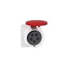 Schneider PKY32G435 Pratika 380-415V AC 5x32A 3P+N+E Trifaze IP44 Hızlı Bağlantılı Düz Makine Prizi