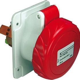 Schneider PKY32G734 Pratika 380-415V AC 4x32A 3P+E Trifaze IP67 Hızlı Bağlantılı Düz Makine Prizi
