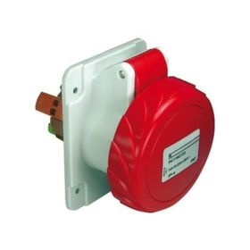 Schneider PKY32G734 Pratika 380-415V AC 4x32A 3P+E Trifaze IP67 Hızlı Bağlantılı Düz Makine Prizi