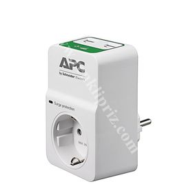 Schneider PM1WU2-GR APC Tekli USB Akım Korumalı Priz