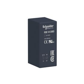 Schneider RSB-1A120BD 1K 24VDC 12A 5 bacaklı Röle