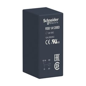 Schneider RSB-1A120BD 1K 24VDC 12A 5 bacaklı Röle