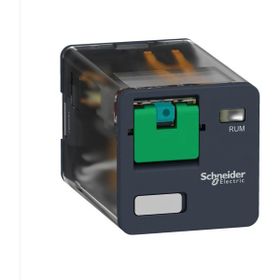 Schneider RUMC31FD Harmony 110V DC 10 Kilitlenebilir Test Butonlu Evrensel Geçmeli Röle