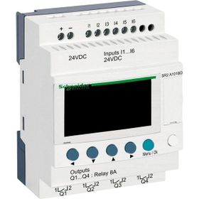 Schneider SR2-A101BD 6 Giriş 4 Çıkış Zelio Logic Akıllı Röle