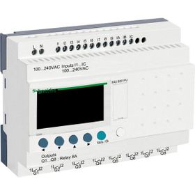 Schneider SR2B201FU Zelio 100-240 Watt AC 20 I-O Kompakt Akıllı Röle