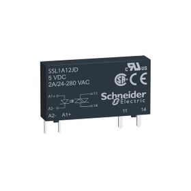 Schneider SSL1A12BD 15-30V DC 24-280V AC 2A Soketli Solid State Röle