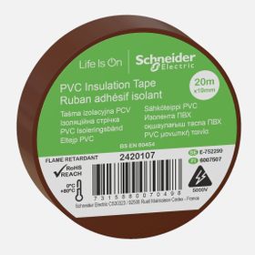 Schneider Thorsman 19 mm 20 mt Kahverengi İzole Bant