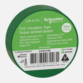 Schneider Thorsman 19 mm 20 mt Yeşil İzole Bant