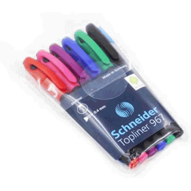 Schneider Topliner 967 10'lu İnce Uçlu Keçeli Kalem
