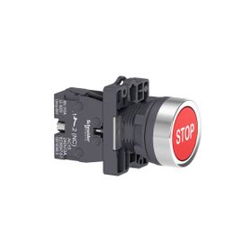 Schneider XA2-EA4342 1NK Kırmızı Stop Yaylı Buton