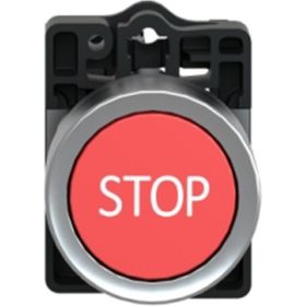 Schneider XA2-EA4342 1NK Kırmızı Stop Yaylı Buton