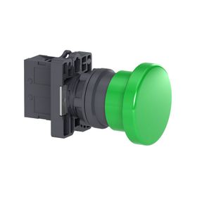 Schneider XA2-EC31 1NA Yeşil Mantar Kafalı Yaylı Buton