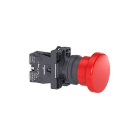 Schneider XA2-EC42 1NA Kırmızı Mantar Kafalı Yaylı Buton