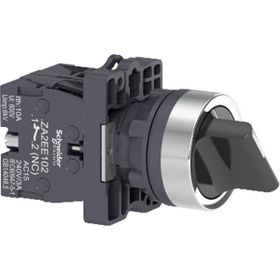 Schneider XA2-ED25 0-1 1NA+1NK Siyah Mandal Buton